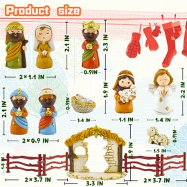 Nativity Advent Calendar 2025 Nativity Set for Kids Christmas Advent Calendar for Kids Boys Girls Teens Toddler Children Christian Religious Advent Calendar Gifts Toy