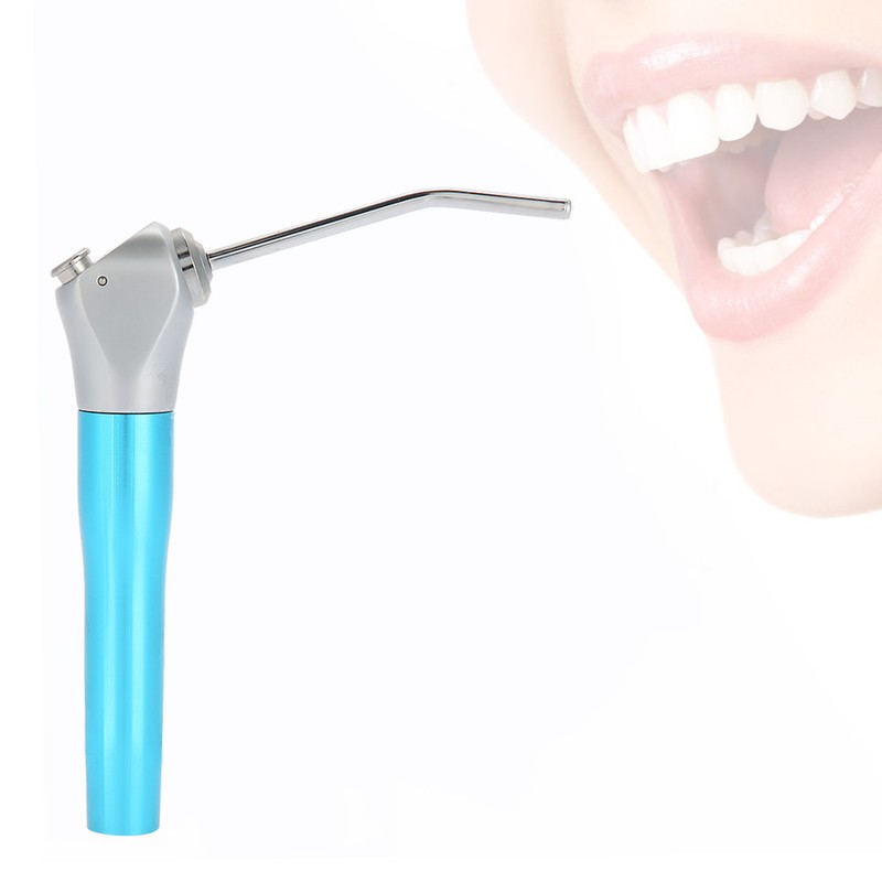 Dental Air Water Spray Triple 3-Way Dentist Syringe Handpiece (Blue)