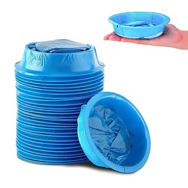 Disposable Emesis Bag, Emesis Bag, Disposable Emesis Bags for Travel Sickness, Pack of 10 Barf Bags, Vomit Bags, Suitable for Sports, Planes, Taxi, Travel Sickness in the Car, etc., 1000 ml