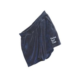 Venice Surf Club Cotton/Microfiber Fuzzy Unisex Post-Surf Lounge Shorts (US, Alpha, Small, Medium, Regular, Regular, Anthracite)