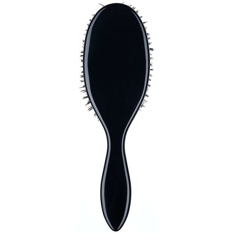 Alteste hairbrush with pure wild boar bristles, 13-row, black