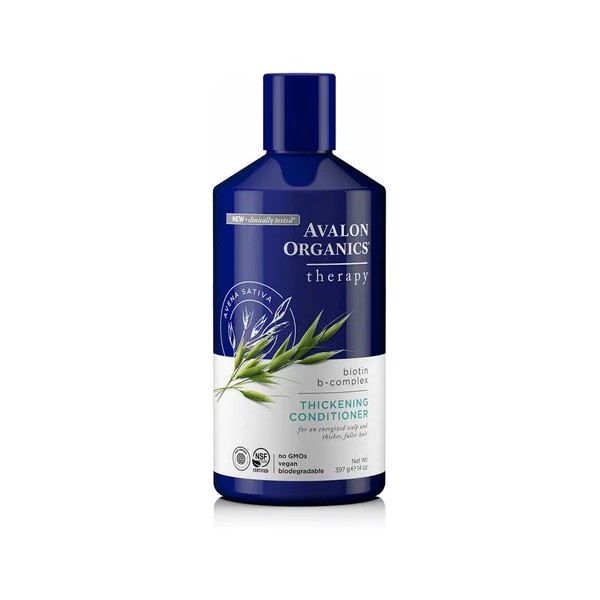 Avalon Organics Acondicionador Espesante con Complejo B de Biotina, 14