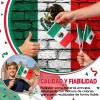 Kit Fútbol México Banderas Silbatos Pulseras Y Stickers