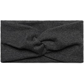 styleBREAKER hairband in a fine rib look with bow, headband, ladies, 04026009, Colour:Dark Grey