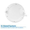 REL Selectable 8 in. White Remodel LED Downlight Kit (REL81120SRDWH)