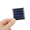 sourcingmap 5Pcs 2V 50mA Poly Mini Solar Cell Panel Module