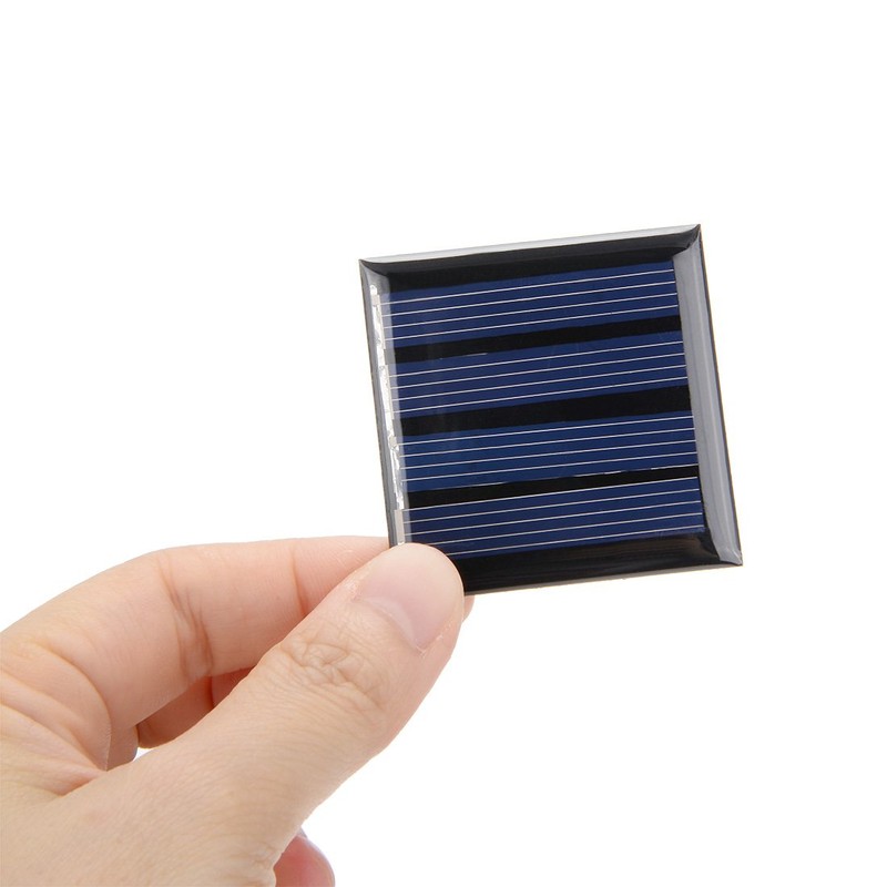 sourcingmap 5Pcs 2V 50mA Poly Mini Solar Cell Panel Module