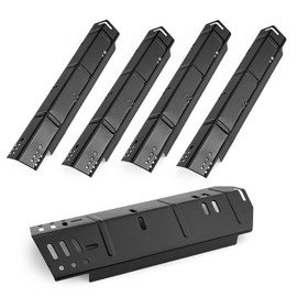 Grill Heat Plate Replacement for Dyna-Glo 5 Burner DGH474CRP DGH485CRP DGH483CRP 4 Burner DGH450CRP, Porcelain Steel Heat Tent Flavorizer Bar Burner Cover Flame Tamer for Revoace GBC1793W, 5 Pack