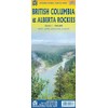 British Columbia & Alberta Rockies Travel Reference Map 1:900,000