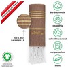 LeStoff Hammam Towel - 100% Organic Cotton, 95 x 180