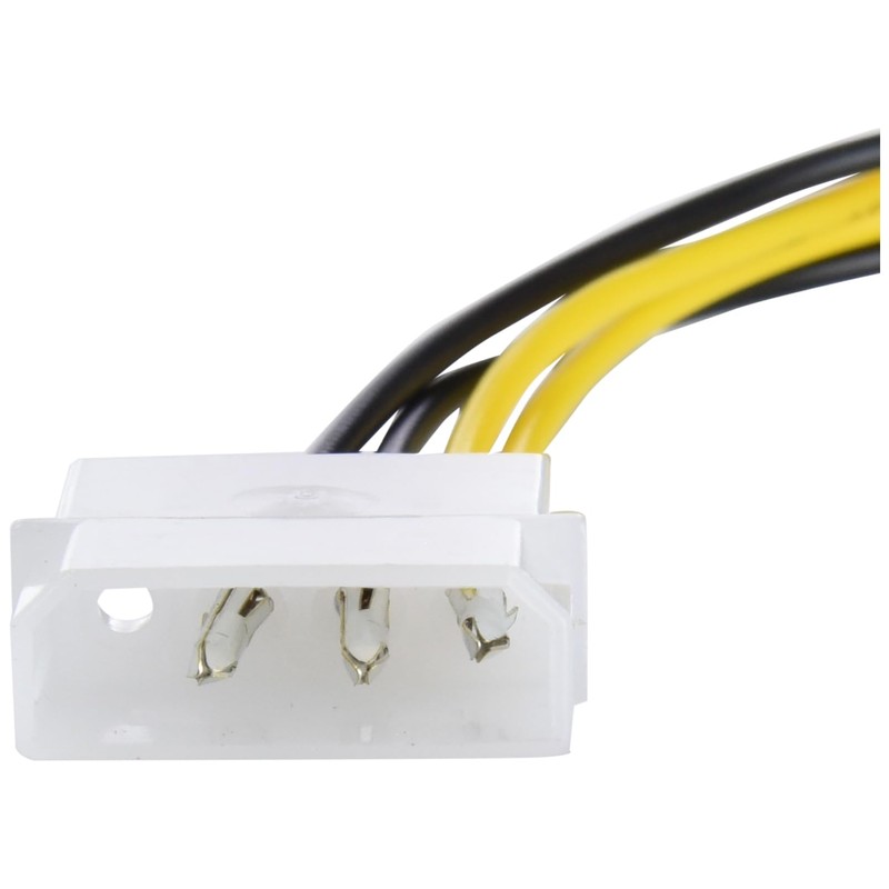 Akyga AK-CA-12 Molex Male to P4 4-Pin Female Adapter Cable