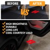 2Pcs Door Lights Logo for Dodge Challenger 2015-Present, Puddle Lights,