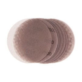 sourcing map 10pcs Mesh Sanding Discs 5 Inch Hook and Loop Sanding Net 800 Grits Dust Free Abrasive Pads for Car Wood Drywall Metal Polishing & Grinding