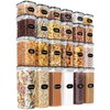 PRAKI Airtight Food Storage Containers Set with Lids - 24