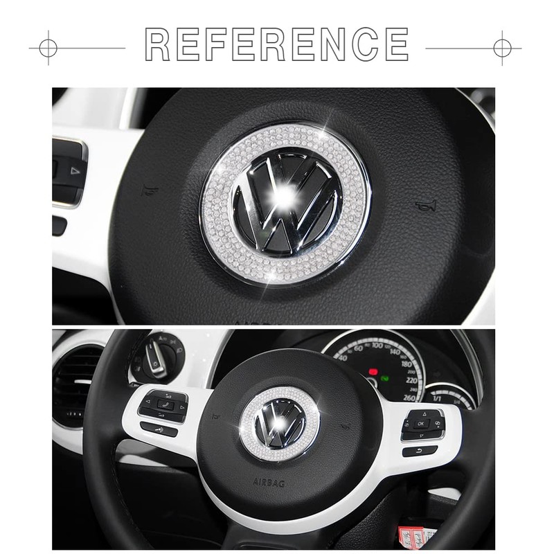 1797 for VW Volkswagen Beetle Accessories Bling Steering Wheel Emblem