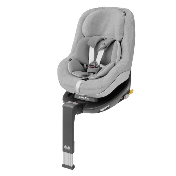 Maxi-Cosi Summer Cover, Cotton Summer Cover, Suitable for the Maxi-Cosi Pearl, Maxi-Cosi Pearl Smart i-Size, Maxi-Cosi Pearl Pro2 i-Size Car Seats, Car Seat Slipcover Cover, Fresh Grey