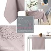 AmeliaHome Tablecloth, Lotus Effect, Water-resistant