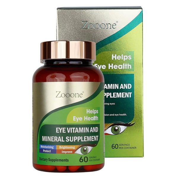 zooone- 60pcs Lutein Eye Vitamins Supplement Nutritional Supplement for Macular