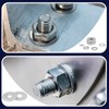 ZQZ 108Pcs Flat Washers, 304 Stainless Steel Fender Washers Assortment,