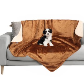 CareCooo Waterproof Dog Blankets 75 x 101 cm, Suitable for Small or Large Dogs, Luxurious Fleece Blanket, Reversible Blanket, Cat Blanket, Washable, Waterproof Furniture Protection for Bed, Couch
