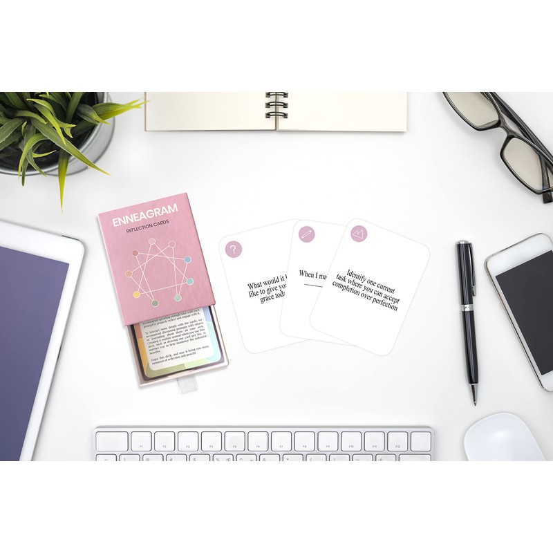 Enneagram Reflection Cards: Type 1 - Positive Affirmations, Meaningful Questions,