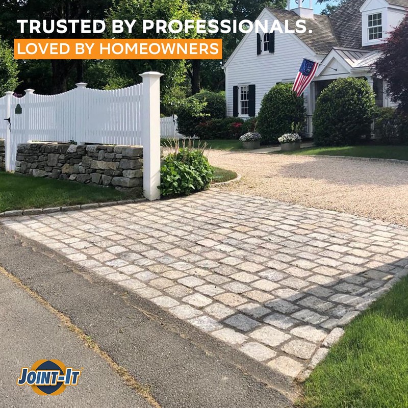 Joint-It Simple Grey – Better Polymeric Sand Alternative, Haze-Free Patio