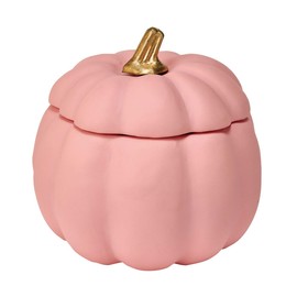 Tokyodo Decoration Pumpkin with Lid, Strawberry, Φ3.9 x H3.9 inches (10 cm) x 3.9 inches (10 cm), 1 Piece HW002400-102
