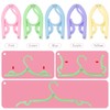 15PCS Travel Hangers Portable Folding Hangers Multifunctional Hanger Suitable for