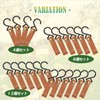pantry plus Leather Hooks S Hanger Hanging Camping Accessories Set