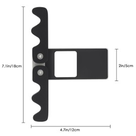 LAKE OF FIRE Pool Stick Holder - Stainless Steel Weighted Base 4-Cue Claw Holder Design, Portable Billiard Cue Organizer for Home Game Rooms