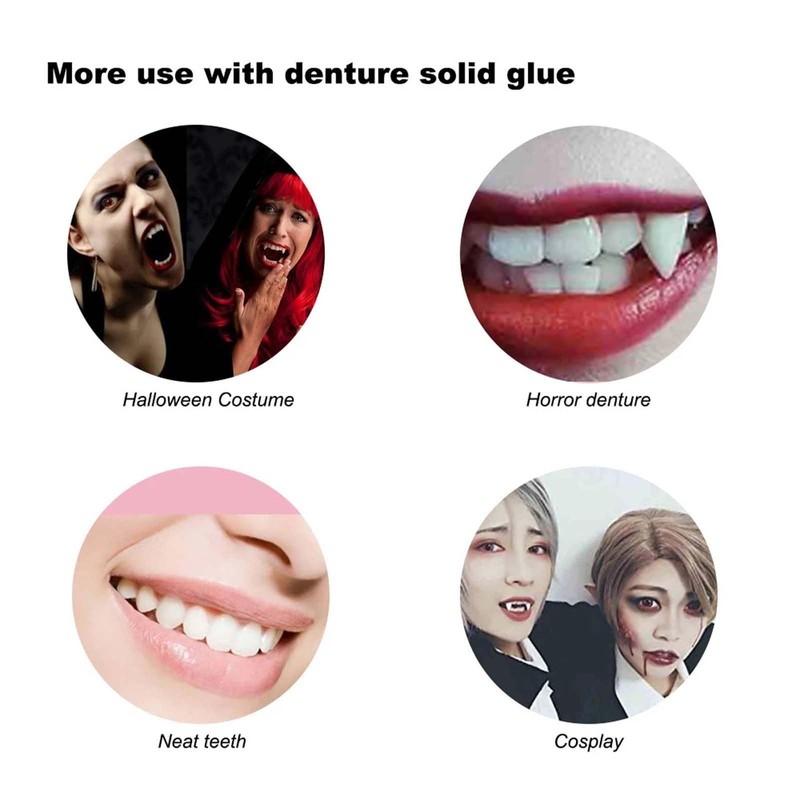 2 sets of denture, denture, denture, denture, DIY temporary repair