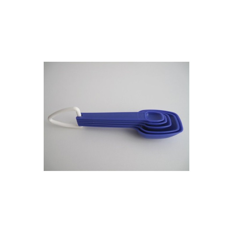 TUPPERWARE E68 Measuring Spoons (5) purple blue