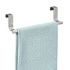 Interdesign Forma Toallero para Instalar sobre Gabinete, Acero Inoxidable Cepillado