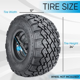 OTR Big Bite Lawn and Garden Tire (24X12.00-12)