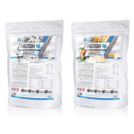 Frey Nutrition Protein 96 2 x 500g Beutel 2er Pack Straciatella