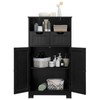 COSTWAY Bathroom Storage Cabinet, Freestanding Storage Organizer with 2 Drawers