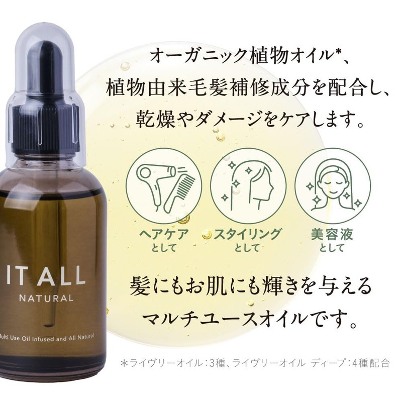 IT ALL NATURAL イットオールナチュラル ライヴリーオイル 50mL