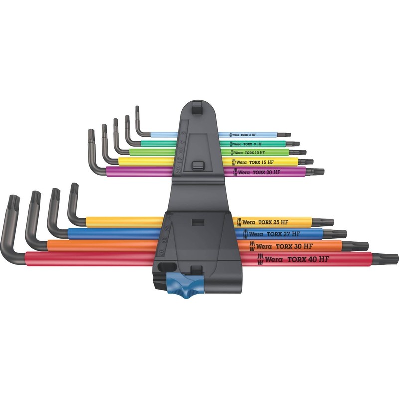 Wera 967/9 XL Torx HF Multicolor Hex Ski Set 024470