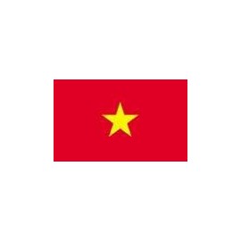 2ft. x 3ft. Vietnam Flag with Canvas Header