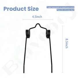 Braveboy 10 Pack 43783 Spring Tine Fits 45-0294 & 45-0295 Tow-Behind Lawn Dethatchers, 43783 Dethatcher Tines Replacement for A-griFab Craftsman Lawn Mower Dethatcher Attachment