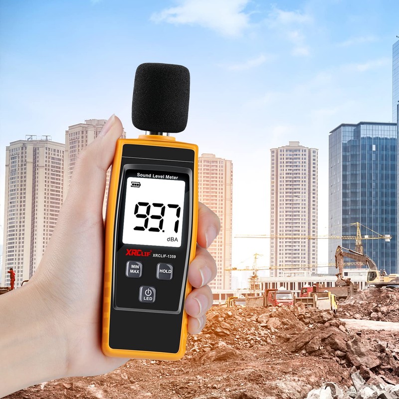 Digital Sound Level Meter Hand-held Sound dB Meter with Programmable