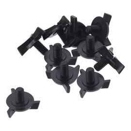 10 Pcs Motorcycle Helmet Screws, Black Motorcycle Helmet Visor Screws Replacement Helmet Accessories Parts for Motorcycle Helmet