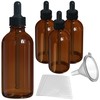 Nevlers 3 Pack Amber Dropper Bottle 4oz Set | Amber