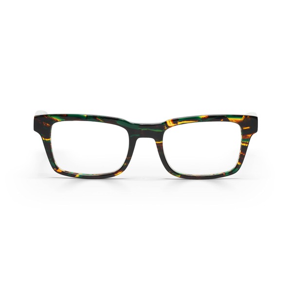 eyebobs Fare n Square Unisex Premium Reading Glasses for Men and Women | Square Eye Glasses