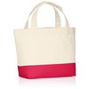 Printstar TWT Canvas Two-Tone Tote S 00780-TWT_S, Natural × Hot