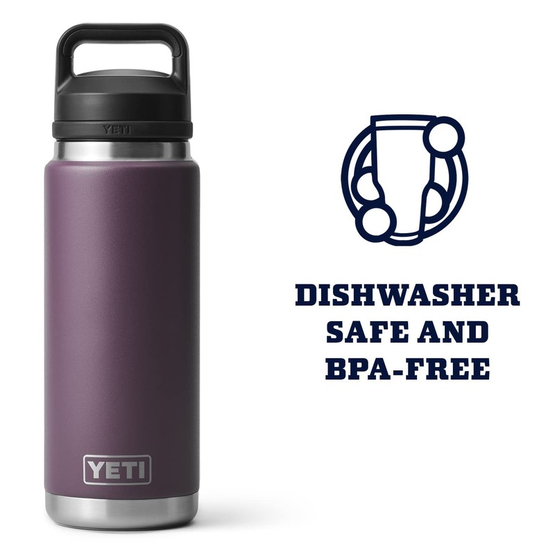 YETI Rambler 26 oz Bottle, Vacuum Insulated, Stainless Steel with
