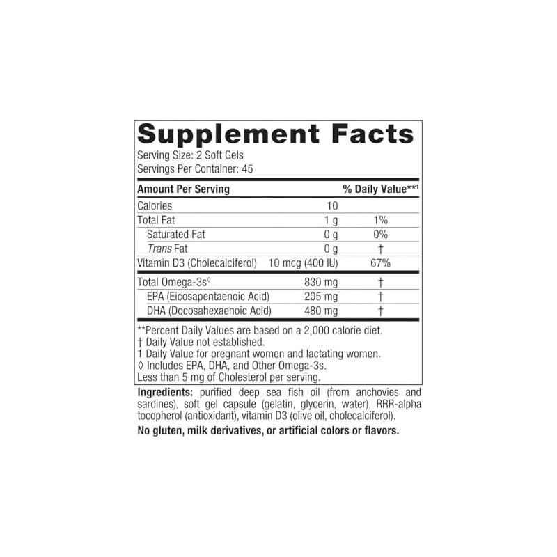 Nordic Naturals Prenatal Dha Sabor 830 Omega 400 Vitamina Por