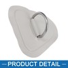 A ABSOPRO Kayak D Ring Patch Triangle PVC Stainless Steel