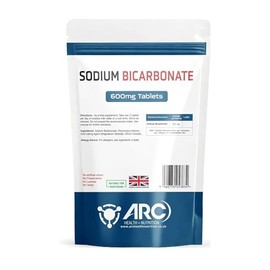 Sodium Bicarbonate 600mg Tablets - Food Supplement - Suitable for Men & Women - Made in UK (180)