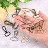 sourcing map 15Pcs Swivel Clasps, 1.5 Inch Oval Ring Lobster